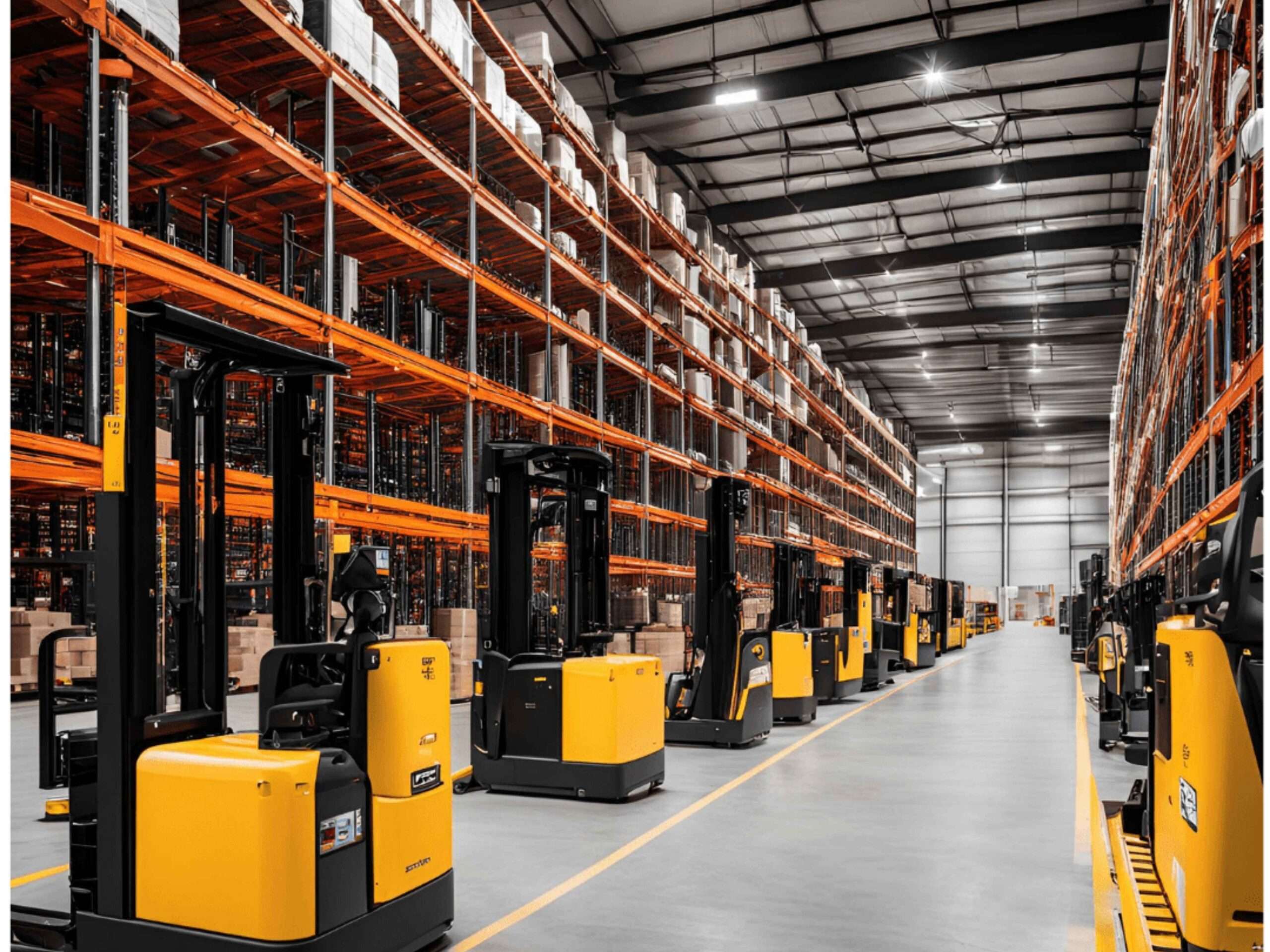 ESD epoxy flooring in warehouse forklift area in Sydney