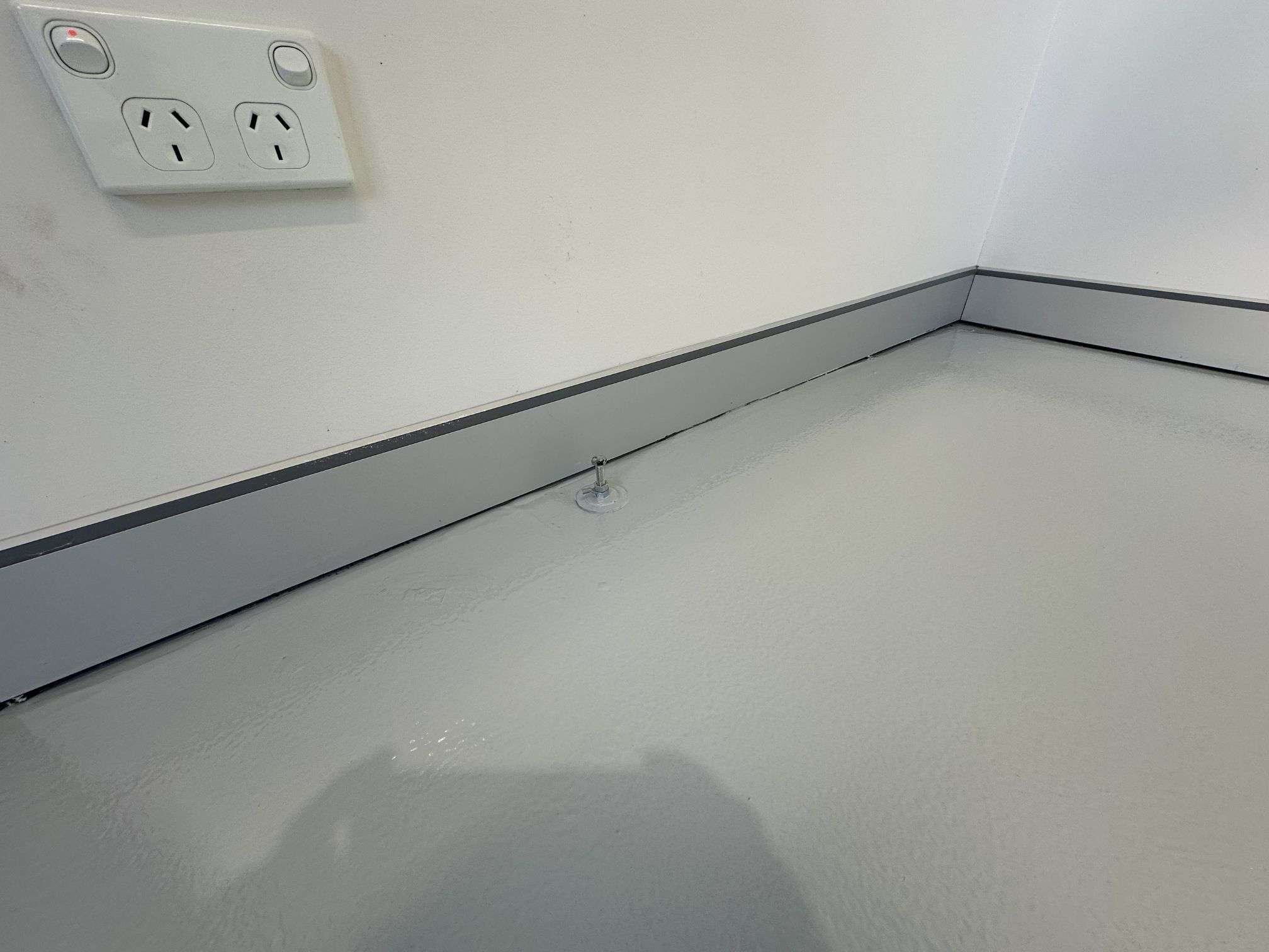 Conductive flooring in a Sydney electronics facility